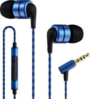 SoundMAGIC E80C laidinės ausinės su mikrofonu HiFi stereofoninės audiofilų ausinės Triukšmo izoliacija ausinėse Patogios ausinės Super Bass Blue