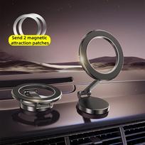 Magnetinis automobilinis telefono laikiklis Magsafe automobilinis laikiklis Sulankstomas 360° besisukantis prietaisų skydelio laikiklis juoda