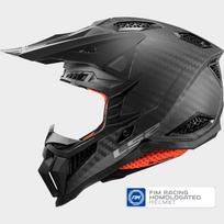 LS2 MX703 C X-FORCE CARBON FIM KROSINIS ŠALMAS JUODAS M