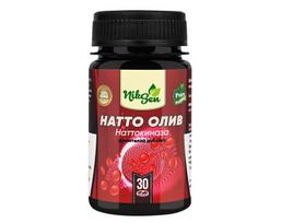 Natto Oliv kraujotakai ir trombų susidarymo rizikai, 30 kapsulių