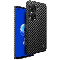 Asus ZenFone 9 5G IMAK Ruiyi serijos anglies pluošto PU + PC telefono dėklas For Asus ZenFone 9 5G