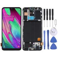 TFT LCD ekranas Samsung Galaxy A40 SM-A405F skaitmenizatorius pilnas mazgas su rėmeliu