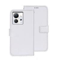Dėklas telefonui Infinix Zero Ultra 5G idewei Crazy Horse tekstūros odinis For Infinix Zero Ultra 5G balta
