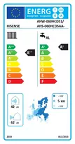 Hisense Hi-Therma Integra 6 kw Kombinuoto tipo Šilumos siurblio  vidinė dalis su 230l boileriu, AHS-060HCDSAA-23