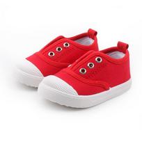 Classic Kid Canvas Batai Pavasaris Ruduo Berniukų Sportiniai Batai Patogūs Teniso Batai Minkštas Padas Laisvalaikio Vaikų Batai Mergaičių Batai 21 insole13cm raudona