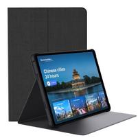 Ulefone išmaniojo telefono knygos tipo dėklas iš PU odos For Ulefone Tab A11 Pro tamsiai pilka spalva