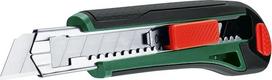 "Bosch" pjovimo peilis (itin siauras peilis su 18 mm skersmens abbrechklingais; SK5-Stahl; ergonomiška minkšta rankena; "Auto-Lock Klingenarretierung", automatinė pjovimo rankena)
