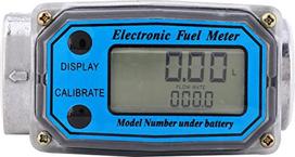Elektroninis turbininis srauto matuoklis, benzino ir žibalo degalų srauto matuoklis, su skaitmeniniu LCD ekranu, 1 colio FNPT įėjimo/išėjimo anga (mėlynas LLW-25)