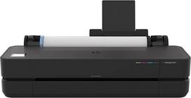 HP DesignJet T250 24 colių (61 cm 5HB06D), didelio formato spausdintuvas, ploteris, standartinis A4-A1, 76 A1 atspaudai per valandą, "Wi-Fi", "Ethernet", USB, 2400x1200 dpi, perdirbtas metalas, "HP Click", juodas