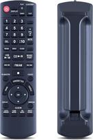 Pakaitinis nuotolinio valdymo pultas N2QAYB000555, skirtas "Panasonic" garso CD stereofoninei mikrosistemai, suderinamas su "Panasonic" N2QAYB000555 SC-PM02 SA-PM02 SC-PM04 SA-PM04 SC-PM04EE-S SC-PM04EC-S