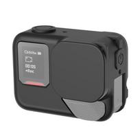 For Insta360 Ace Pro 2 PULUZ Body Silicone Protective Case with Lens Cap & Strap (Black) juoda
