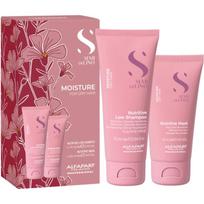 Alfaparf Milano Semi di Lino Moisture Minisize Kit kelioninis rinkinys intensyviai drėkinantis