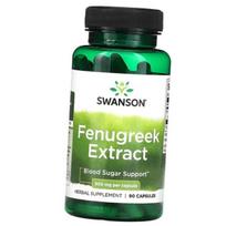 Ožragės sėklų ekstraktas, Fenugreek Extract 500, Swanson 90 kaps. (71280142) 90caps