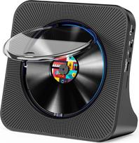 "Gueray" CD grotuvai "Bluetooth" CD grotuvas su garsiakalbiu Palaiko nuotolinio valdymo ekraną FM radijas su CD grotuvu USB kortelių atkūrimas 3,5 mm AUX žadintuvas Ausinių lizdas Dulkių dangtelis juodas