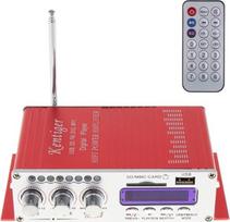 Fasizi 12 V Hi-Fi skaitmeninis stereofoninis garso stiprintuvas USB SD DVD FM garso stereofoninis radijas MP3 garsiakalbis automobilio "Bluetooth" stiprintuvas automobiliui, valčiai, motociklui, raudonos spalvos