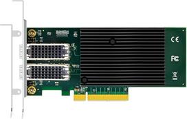 GLOTRENDS ST7218 2 prievadų 10Gb SFP+ Ethernet tinklo kortelė su "Intel X710" valdikliu, PCIE 3.0 X8 sąsaja, nepalaiko "Mac OS