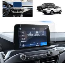 Suderinama su Ford Puma II 2020-2024 Ford Kuga MK3 2020-2024 Ford Fiesta MK8 2017-2024 navigacijos ekrano apsauga Ford 8 colių SYNC 3 grūdinto stiklo ekrano apsauga 9H atspari įbrėžimams