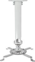 VIVO MOUNT-VP02W Universalus projektoriaus laikiklis, ištraukiamas, reguliuojamo aukščio, baltos spalvos