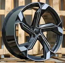 Ratlankis RACINGLINE Y1201 R20x9 5x112 ET 38 CB 66.5 (Black Polished) (850 kg)