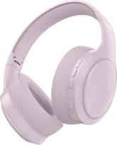 "Boompods Headpods Pro 2 Over-Ear Bluetooth" ausinės - sulankstomos belaidės ausinės su mikrofonu, 50+ valandų veikianti baterija, ausinės per ausis ir minkštas putų pagalvės paminkštinimas, rožinės spalvos