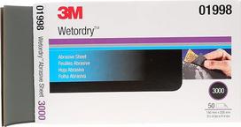 3M Wetordry 01998 Šlifavimo lakštas 1998 3000 5,5" x 9" 50 lapų pakuotėje