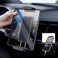 Automobilinis telefono laikiklis "Samsung Galaxy Z Fold 5 4 3" - planšetinio kompiuterio laikiklis oro ventiliacijos angai prietaisų skydelyje laisvų rankų 360° pasukimo kampu tinka "iPad Mini 6", "iPad Pro", "iPad Air