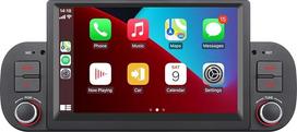Dvigubas DIN automobilinis radijo imtuvas su ekranu "Apple Carplay Android" automobiliui "Fiat Panda" 2013-2020 m. su 7 colių IPS "Bluetooth/FM/AM/USB/EQ/Touch ekranu