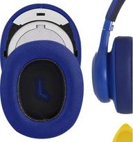 GEEKRIA QuickFit pakaitiniai baltyminės odos ausų pagalvėlės JBL E55BT ausinėms ausinių pagalvėlės ausinių pagalvėlės ausinių pagalvėlių remonto dalys (mėlynos)