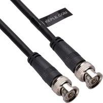 Koaksialinis kabelis RG59 su BNC vyriškos ir vyriškos lyties 10m 75 Ohm RG59 prailginimo kabelis CCTV vaizdo kabelis SDI koaksialinei jungčiai - juodas