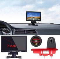 Stabdžių žibintų kamera Stabdžių žibintų parkavimo kamera atbulinės eigos kamera + 7 colių LCD monitorius Transporterių pakaitalas Fiat Talento/Nissan NV300/Renault Traffic/Nissan Primaster/Opel/Vauxhall Vivaro/Renault
