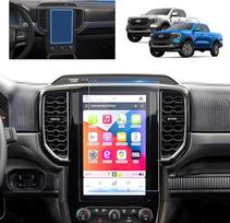 Suderinama su "Ford Ranger" 2023-2025 10 colių navigacijos ekrano apsauga "Ford Ranger XL XLT Tremor Ford SYNC 4" grūdinto stiklo ekrano apsauga 9H atspari įbrėžimams HD Clear