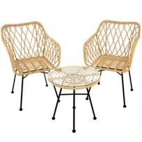 Sodo baldų komplektas Desire beige Patio, rudas
