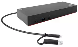 Lenovo 40AF0135EU kompiuterių dokas / jungčių replikatorius Vielinis Juoda
