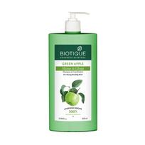 Šampūnas-kondicionierius su žaliu obuoliu (650 ml), Žaliojo obuolio blizgesio ir blizgesio šampūnas ir kondicionierius, Biotique 33.40625