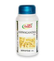 Ašvagandha (120 tablečių, 700 mg),  Ashwagandha Tab, Shri Ganga vaistinė