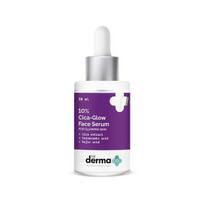The Derma Co 10% Cica Glow veido serumas su traneksamo rūgštimi ir kojine rūgštimi švytinčiai odai - 30 ml