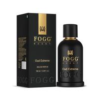 FOGG Vyriški purškiamieji kvepalai Oud Extreme kvepalai, ilgai išliekantys, gaivaus ir galingo kvapo purškiklis, parfumuotas vanduo, 100 ml