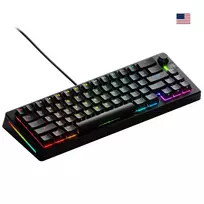 Glorious GMMK 3 65% Custom Gaming Keyboard - Pre-Built, ANSI (US), Fox Switches, Black