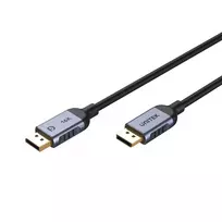 UNITEK C1628GY01-2M „DisplayPort“ kabelis Juoda, Pilka