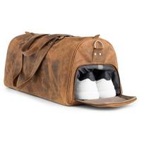 Odinis sportinis krepšys Oslo, savaitgalinis su batų skyriumi, kelioninis arba sporto krepšys vyrams ir moterims - Hunter Brown, 28 cm