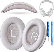 "AHG Accessory House" pakaitiniai ausų ir galvos juostos pagalvėlės, suderinami su "Bose QuietComfort" (2023) QC45 QC35 QC35 II belaidėmis triukšmą slopinančiomis ausinėmis (smiltainis), lengvai surenkama "pasidaryk pats