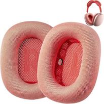 AHG Accessory House Global Upgraded Replacement Ear Pads for AirPods Max Compatible with Apple Airpods Max Headphones (Pink) Silicon Coated Mesh/High Density Foam/Strong Magnet