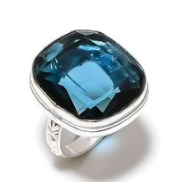 Tourmaline Gemstone Handmade 925 Sterling Silver Gift Jewelry Ring Size 8 l1p03