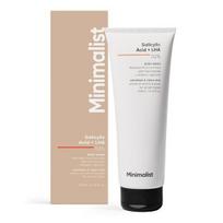 Minimalist 2% Salicilo rūgštis + LHA kūno prausiklis | Kūnui nuo spuogų, nelygiai, šiurkščiai ir nelygiai odai | Sulfatas (SLS), Be dažiklių ir kvapiklių| 200 ml