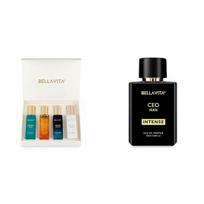 Bella Vita Luxury Unisex Eau De Parfum 4 x 20ml & Women with SKAI FRESH WHITEOUD HONEY OUD Ceo Men Intense Eau De Parfum Liquid Perfume
