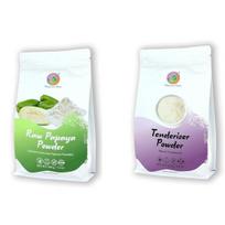 Saipro's Raw Papaya Powder 200gm & Tenderizer Powder 125gm Combo| Kofoms, mėsai, mėsos minkštintuvui, skirtas tederinti| BBQ trinti| Puikios minkštinančios pudros