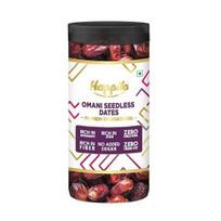 Happilo Omani be kauliukų datulės 500g, Khajoor/Khajur, Sveikas ir maistingas užkandis, Turtingas vitaminais ir mineralais, Natūralus saldiklis