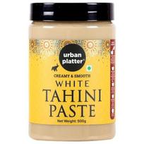 Urban Platter White Tahini Paste 500g [100% Sesame, Creamy and Smooth, Versatile Ingredient] yellow