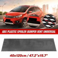 Automobilio priekinio buferio oro įleidimo tinklelis lakštas universalus juodas korio ABS plastiko įleidimas tiuningas lenktyninės grotelės tinklelis 40x120cm