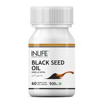 Juodųjų kmynų sėklų aliejus (60 lašų, ​​500 mg), Juodųjų sėklų aliejus, INLIFE